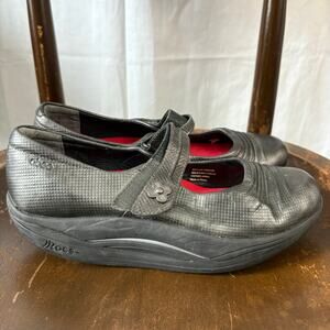 Abeo Rocs Bethan Pewter Comfort Walking Mary Jane Shoes Women's Size 8.5 Medium